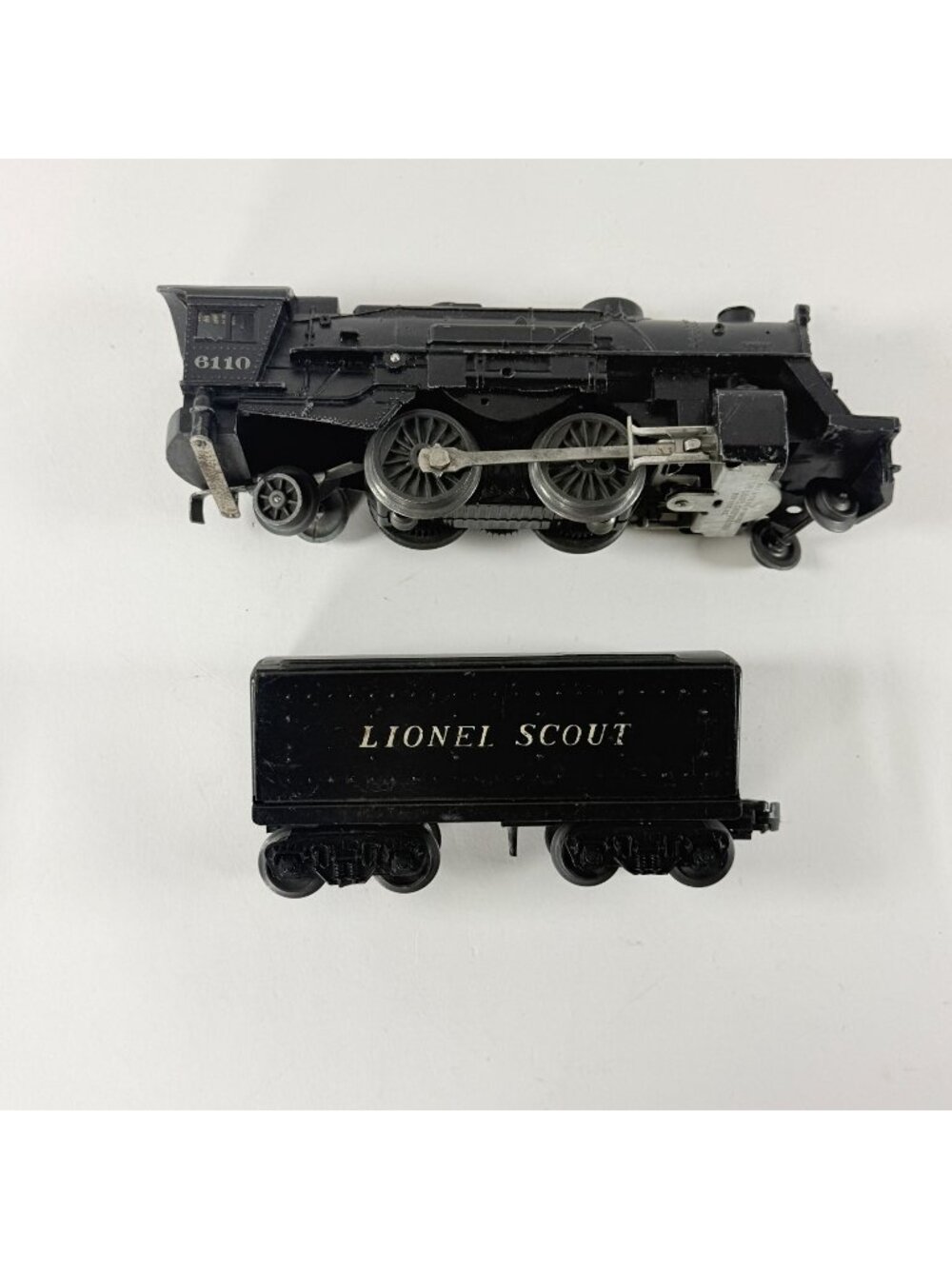 Lionel 6110 Scout Steam Locomotive 6001T Tender Postwar O Gauge Train